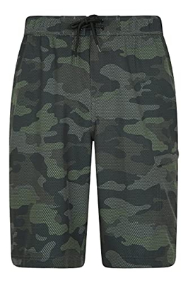 Mountain Warehouse Bañador Estampado para Hombre - Prenda elástica de Secado rápido con protección UV y Malla - Ideal para Vacaciones, Piscina y Depor