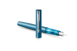 PARKER Pluma estilográfica Vector XL Matte Teal M, color azul características