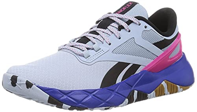 Reebok NANOFLEX TR, Zapatillas Deportivas Mujer, GABGRY/NEGBÁS/PURPNK, 36 EU