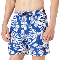 Superdry Hawaiian Swim Short Bermudas, Campus Cobalt, M para Hombre precio