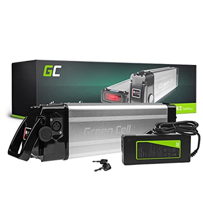 Green Cell GC® Bateria Bicicleta Electrica 24V 8.8Ah Silverfish Li-Ion E-Bike Batería + Cargador