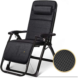 Sillas de Camping Portátiles, Tumbonas Sol Pesado Zero Gravedad Silla reclinable, Silla de la Tumbona del jardín, reclinación al Aire Libre for Patio  en oferta