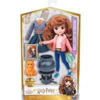 Conjunto de muñeca Brilliant Hermione Granger de 20,3 cm con 5 accesorios y 2 atuendos, Muñecos