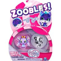 Paquete de 2 figuras coleccionables transformables de mariposa Rainbow y zorro Black and White y accesorios Happitat, Muñecos en oferta