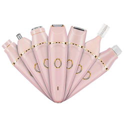 Depiladoras para mujeres 7 en 1, depiladora inalámbrica y afeitadora eléctrica para mujer, kit de depilación recargable para rostro, bikini, piernas y precio
