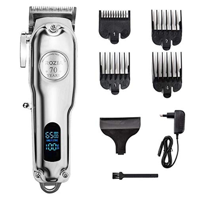 Freestyle Cortadora de cabello Cortapelos para hombres Maquina de cortar pelos Profesional Cortadora de barba Recargable con pantalla LCD inalámbrica