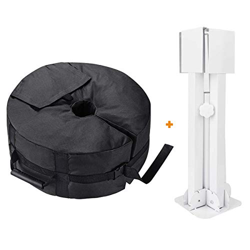 YTATY Base de paraguas redonda desmontable de 45,7 cm y soporte de paraguas de cuatro patas portátil para sombrilla de cuatro patas Soporte plegable p en oferta