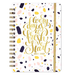 Agenda 2021 2022 - Agenda Semanal - Julio de 2021 a Junio de 2022, con Pestañas Para 12 Meses + Páginas Gruesas + Tapa Dura + Bolsillo Interior , 21,5 en oferta