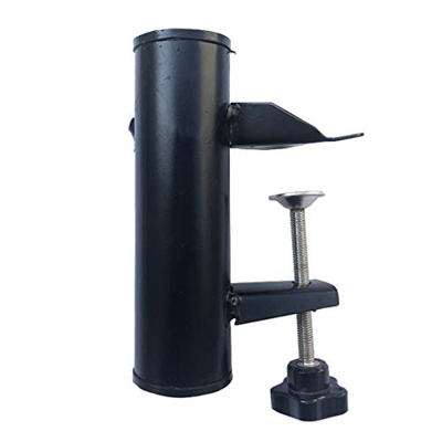 SUCHUANGUANG Soporte de sombrilla Duradero para barandilla de balcón Cuadrada Paraguas de Patio Clip Fijo Soporte de sombrilla para el hogar
