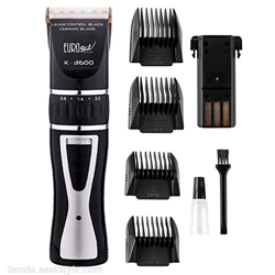 Eurostil Cortapelos K3600 Máquina corte de pelo profesional, color negro - Cabezal cerámico, regulador de corte (0.8 a 2.0mm) - Incluye 2 baterías, 4  precio