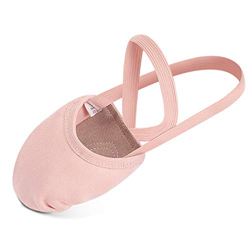 Zapatillas de Danza Zapatos Media Punta de Ballet y Gimnasia para Mujer y Niña Rosa Medium en oferta