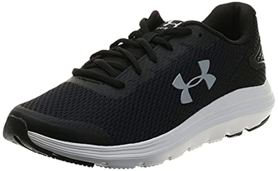 Under Armour Surge 2 Zapatillas para Correr, Hombre, Negro (Black/White/Mod Gray - 001), 26 EU