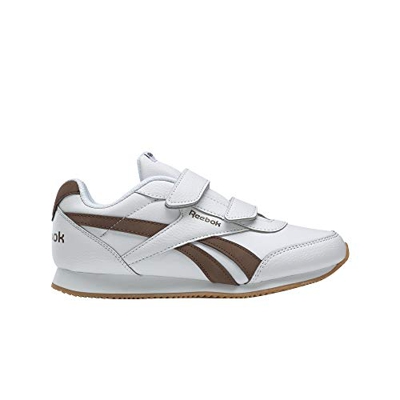 Reebok Royal CLJOG 2 2V, Zapatillas de Trail Running Hombre, Multicolor (White/Brush Brown/Thatch 000), 44.5 EU