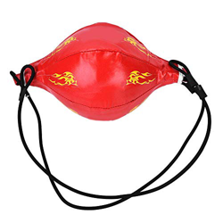Nikou Speed ​​Ball, Saco de Boxeo Muay Thai Boxing de Doble Extremo Speed ​​Elastic Ball Punch Training Fitness(Rojo) precio