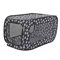 Shoplifemore Tienda de campaña plegable portátil para mascotas Casas de perrera de perrera valla de viaje al aire libre Carpa de malla para perros peq precio