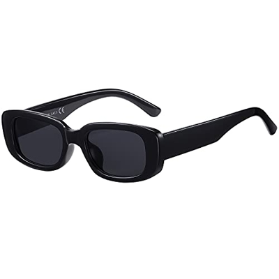 H HELMUT JUST Gafas de Sol para Mujer Rectangulare Pequeñas Polarizadas Moda