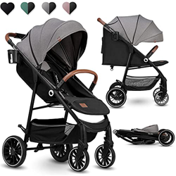 Lionelo Alexia silla de paseo hasta 15 kg posición tumbada capota XXL con material protector solar ruedas PU bolsa mosquitero portavasos cubierta para precio