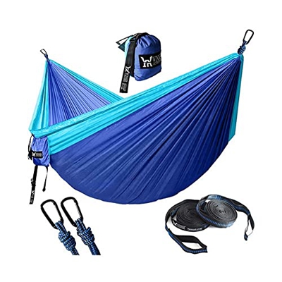 ZSP Hamaca Actualización Hecha a Mano Camping Hamaca Turista al Aire Libre Hamacas Portátil Paracaídas Nylon Senderismo Hamaca for Viajes de mochilero