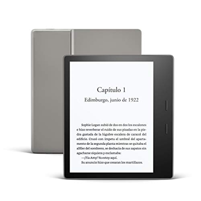 Kindle Oasis, ahora con luz cálida ajustable, resistente al agua, 32 GB, wifi, grafito + Kindle Unlimited (con renovación automática)