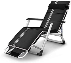 CCAN Productos para el hogar Chaise Pool Lounge Tumbona de Sol Silla de Gravedad Cero Reclinable Cama Plegable ampliada Oficina Individual Silla para  precio