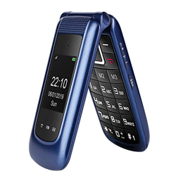 Uleway gsm Teléfono Móvil Simple para Ancianos con Teclas Grandes,SOS Botones,ácil de Usar telefonos basicos para Mayores (Azul) en oferta