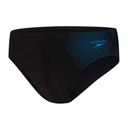 Speedo Tech Placement 7cm Brief Bañador, Hombre, Black/Pool, 38 características
