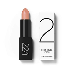 224 Cosmetics Barra de labios Pure Color - natural, vegano , no testada en animals - feel good fórmula , sin parabeno y silicona - Nude Kiss en oferta