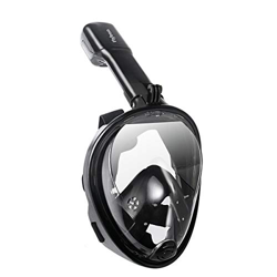 Máscara de Buceo con Diseño Facial Completo,Máscara de Snorkel con Visión Panorámica de 180° y Montura Compatible con Cámara Deportiva Gafas de Buceo  características