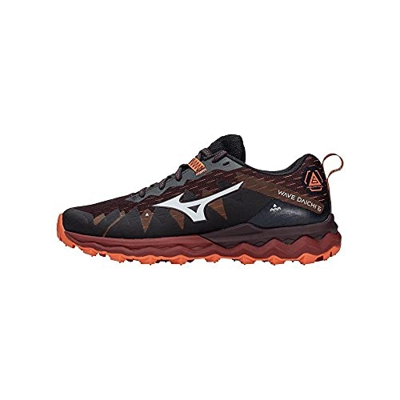 Mizuno Wave Daichi 6, Zapatillas para Carreras de montaa Mujer, Fudge Lcoral obsidiana, 40 EU