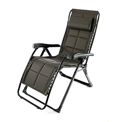 JLKDF Tumbona Plegable, Silla reclinable de Ocio, con Bolsa de Almacenamiento extraíble y reposacabezas Ajustable, Gran Capacidad de Carga, para Sala  características