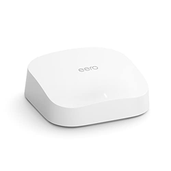 Te presentamos el sistema Wi-Fi 6 de malla de triple banda eero Pro 6 de Amazon con controlador de Hogar digital inteligente ZigBee integrado | 1 unid en oferta