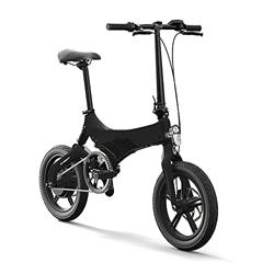Bicicleta eléctrica Plegable de 16 Pulgadas, Festnjght ciclomotor con Asistencia eléctrica, Bicicleta eléctrica, Motor de 250 W y Frenos de Disco Dual características
