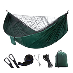 Hamaca para Camping Hammock Hamaca Al Aire Libre Portátil Nylon Swing Camping Hamaca con Bolsa De Viaje para Patio Porche Jardín Backyard Tumbado, 290 características