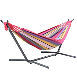 ZSP Hamaca Portátil Camping Hammock Soporte Desmontable Soporte montado Soporte Soporte Saving para Silla Reclinable Al Aire Libre Balancearse (Color  en oferta