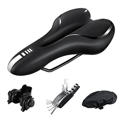 Sillín de Bici de Gel Sillín de Bicicleta Adecuado para Bicicleta de Carretera Sillín Bicicleta Montaña está Equipado con una Funda Impermeable Soport características