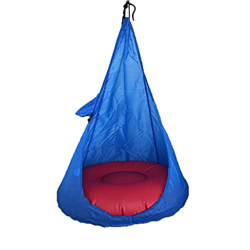 ZSP Hamaca Portátil Inicio Hamaca Silla Silla Niños Swing Pod Poder Individual Interior Al Aire Libre Temporada Asiento Colgante Balancearse (Color :  características