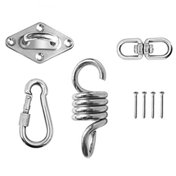 MENGzhu Gancho Giratorio para la Silla de Giro de la Hamaca Accesorios de Acero Inoxidable Accesorios para Colgar Kit de Hamaca Kit de colgada para In en oferta