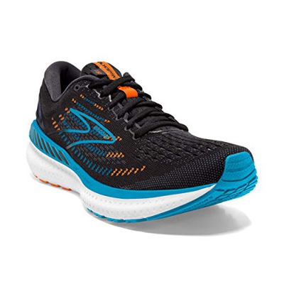 Brooks Glycerin GTS 19, Zapatillas para Correr Hombre, Black Blue Orange, 45 EU