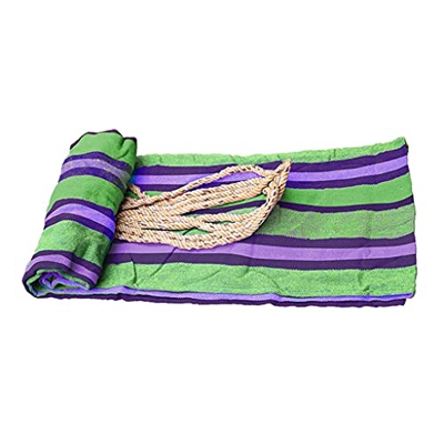 ZSP Hamaca Hamaca de algodón de la Lona de la Cama de Columpio portátil Hamacas para Camping para el jardín de la Playa al Aire Libre Balancearse (Col