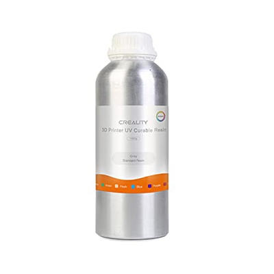 Creality Resina de impresora 3D Resina Curable UV LCD Resina Rígida Estándar Plus para Impresión LCD 3D Gris 1000G