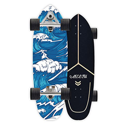 Tabla De Monopatín, Skateboard Niños Surf Skate Tabla Completa Con Rodamientos ABEC-11 De 9 Capas Arce, CX7 Truck Monopatín Para Adultos Y Niños, Para en oferta