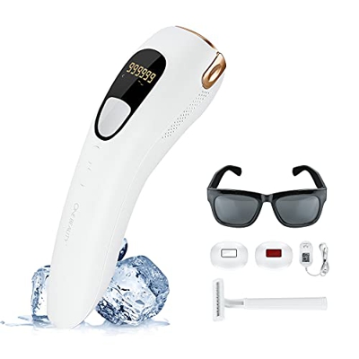 Depilación láser para mujeres, tratamiento de enfriamiento con hielo permanente, indoloro, dispositivo de depilación con luz pulsada intensa para muje