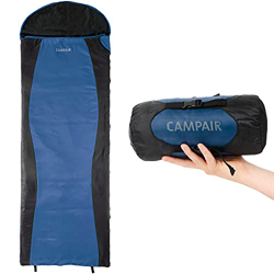 CampAir Saco de Dormir Ultra Ligero con Bolsa de Compresión, 220 x 75 x 75 cm, 210T Diamond-Ripstop (Azul) precio