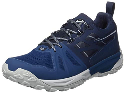 Mammut Saentis Low GTX, Zapatillas para Carreras de montaña Hombre, Wing Teal-Dark Wing Teal, 43 1/3 EU