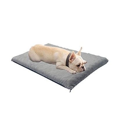 LXXCW Alfombrilla de cama para perros, casa perro espuma viscoelástica, sofá extraíble y lavable suministros mascotas pequeñas (Color : Gray, Size : M
