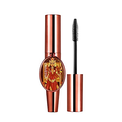 4d Lengthening Mascara, 4d Silk Fiber Lash Mascara,natural Waterproof Smudge-proof Masca, Quick-drying and Not Sticky,with Integrated Makeup Mirror, F