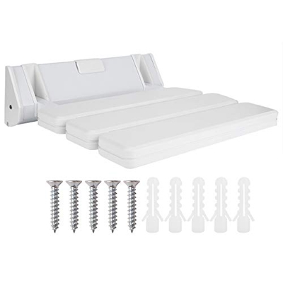 Changor Plegable Ducha Silla, Viejo Hombre Sentado sobre A Heces Plegable Mesa de Trabajo 35x32x6cm Ducha Asiento Aluminio Aleación y El plastico por 