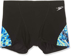 Speedo Allover Digital V Panel Aquashort Am Bañador, Hombre, Plateado (black/Navy/ink blue), Talla Fabricante: 36 características