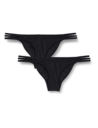 Marca Amazon - Iris & Lilly Braguita de Bikini Mujer, Negro (Black), XS, Label: XS precio