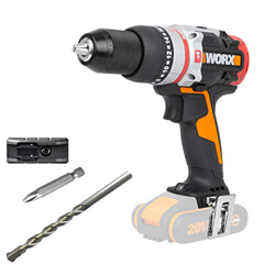 Taladro Percutor Brushless Slammer Drill 20V S/bat Worx WX354.9 características